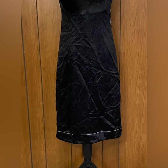 Proenza Schouler Crushed Satin Cowl Neck Midi-Dress size 6 - Picture 8 of 13